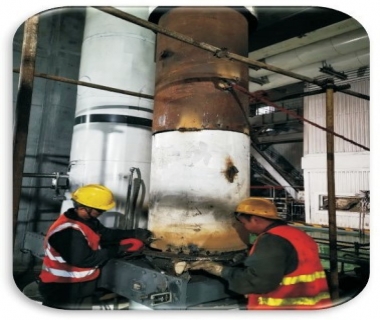 耐磨復(fù)合板和管道在電廠磨煤機的應(yīng)用